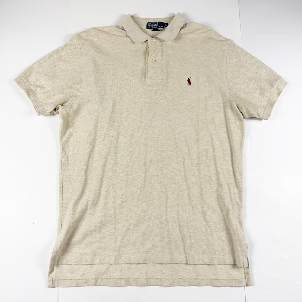 Ralph Lauren Men's Beige Polo Shirt